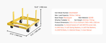 SucceBuy Engine Stand, 750 LBS Engine Motor StaNDs