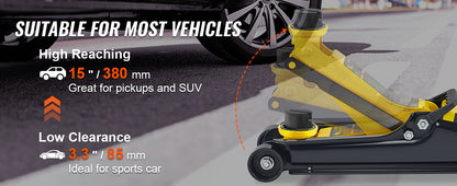 SucceBuy 2.5T Floor Hydraulic Jack Pneumatic