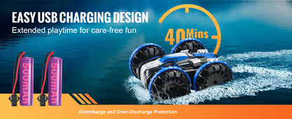 Amphibious RC Car Boat Electric Remote Control